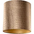 QAZQA Velvet lampeskærm krokodille design med guld indvendig 40/40/40