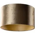QAZQA Velvet lampeskærm bronze med guld indvendig 35/35/20