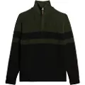 Superdry Classics Henley Halv Lynlås Sweater