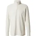 G-Star G-Startil mænd. D26452-D617-1603 Tweeter T-shirt med halv lynlås hvid (S), Casual, Lange ærmer, Økologisk bomuld, Bæredygtig