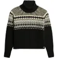 Superdry Fairisle Striktrøje Med Høj Hals
