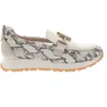 Hispanitas Hispanitastil kvinder. PHV253919 Beige Kansas-mokkasiner i læder (41), 1-3 cm, Ingen, Casual, Dyreprint