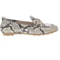 Hispanitas Hispanitastil kvinder. HV254027 Beige Bombay-mokasiner i læder (38), Fast, Ingen, Casual, Dyreprint