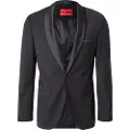 Hugo Boss HUGOtil mænd. 50476333 Sort blazer Arti sort (52), Casual, Party, Bomuld, Lange ærmer