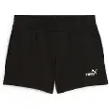 Puma ESS Small No. 1 Logo 4''Shorts Women, Clothing, Black, XXS
