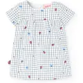 Boboli Poplin Check Kjole