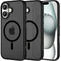 Tech-Protect iPhone 16 Tech-Protect Magmat Cover - MagSafe Kompatibel - Mat Sort