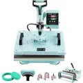 Vevor Heat Press Machine 12x15 i 8 i 1 med 30oz Tumbler Press T-shirts Grøn