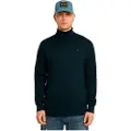 G-Star G-Startil mænd. D25177-D847-C742 Core Turtle navy premium strikket trøje (XS), Casual, Bæredygtig, Blå, Genbrugsuld