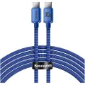 Baseus Crystal Shine cable USB-C to USB-C 100W 2m (blue)