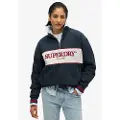 Superdry Country Club Loose Halv Lynlås Sweatshirt