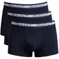 Gant Ganttil mænd. 900003053 Pakke med tre marineblå basic boxershorts (M), Afslappet, Bomuld