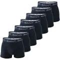Gant Ganttil mænd. 900017003 Pakke med 7 marineblå boxershorts (M), Afslappet, Bomuld