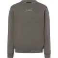 G-Star G-Startil mænd. D24914-C235-1260 Sweatshirt med logo midt på brystet, grå (XL), Casual, Økologisk bomuld, Bæredygtig