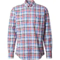 Fynch&Hatton Classic Combi Checks Skjorte Med Lange ærmer