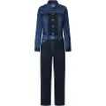 Pepe Jeans Pepe Jeanstil kvinder. PL230508 Overall Valerie blå (S), Casual, Bomuld, Lange ærmer, Bæredygtig