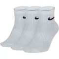 Nike Everyday Lightweight-ankeltræningsstrømper (3 par) - hvid