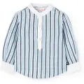 Boboli Linen Striped Skjorte Med Lange ærmer