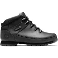 Timberland Timberlandtil mænd. TB0A2DUH0011 Euro Sprint læderstøvler sort (43.5), Fast, Blonder, Casual, Sport, Udendørs