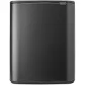 Brabantia Touch topaffaldsspand BO TOUCH BIN 60 l, selvsikker grå, stål, Brabantia