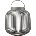 Blomus Bærbar bordlampe LITO M 30,5 cm, LED, granitgrå, stål, Blomus