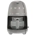 Smeg Dryp kaffemaskine 50'S STYLE DCF02SSEU, matgrå, Smeg