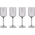 Blomus Hvidvinsglas FUUM, sæt med 4 stk, 280 ml, brunt glas, Blomus
