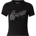 GUESS T-shirts m. korte ærmer Guess RIB LOGO dame EU XS