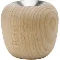 Stelton Fyrfadslys ORA 6,5 cm, brun, bøgetræ, Stelton
