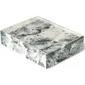 Ferm Living Opbevaringsglas MIST 20 x 15 cm, hvid / grøn, harpiks, fast LIVING