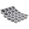 De Buyer Kageform ELASTOMOULE til 20 mini canelé muffins med en diameter på 3,5 cm, de Buyer