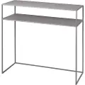 Blomus Konsolbord FERA 85 cm, lysegrå, stål, Blomus