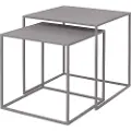 Blomus Sidebord FERA, sæt med 2 stk, lysegrå, Blomus