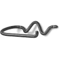 Ferm Living Holder til toiletpapir KRUMMING 15 cm, sort, messing, fast LIVING
