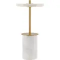 UMAGE Bærbar bordlampe ASTERIA MOVE 25 cm, hvid, marmor, Umage