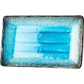 MIJ Sushi tallerken SKY BLUE 21,5 x 13 cm, MIJ
