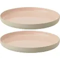 Stelton Morgenmadstallerken EMMA 19 cm, sæt med 2 stk, rose, stentøj, Stelton