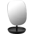 Stelton Kosmetikspejl FJORD 25 cm, sort, jern/stentøj, Stelton