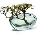Philippi Vase AMARA 15 cm, grøn, glas, Philippi