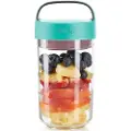 Lékué Frokostkrukke JAR TO GO 600 ml, turkis, Lékué
