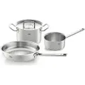Fissler Kogegrejssæt ORIGINAL-PROFI COLLECTION, sæt med 3 stk, 1,4 l/ 2 l/ 4 l, rustfrit stål, Fissler