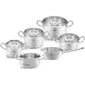 Fissler Grydesæt ORIGINAL PROFI, sæt med 6, sølv, rustfrit stål, Fissler