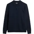 Superdry Superdrytil mænd. M6110635A Marineblå trøje i merinould (XL), Casual, Bomuld
