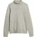 Superdry Superdrytil mænd. M6110622A 90'er Roll-trøje grå (M), Casual, Akryl