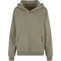 Build Your Brand Fluffy Sweatshirt Med Lynlås