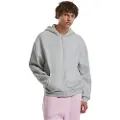 Build Your Brand Fluffy Sweatshirt Med Lynlås