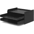 Ferm Living Skrivebordsorganiser 2X2 28 cm, sort, jern, fast LIVING