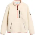 Superdry Superdrytil kvinder. W2012341A Outdoor Fleece Half Zip Fleece beige (XS), Casual, Polyester