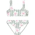 Roxy Party Waves Kids Bikini Set grøn