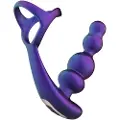 Hueman Stellar Force - anal vibrator og penisring (lilla)